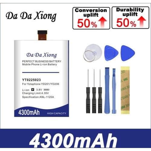 YT0225023 3950mAh Smart Phone Batteries For Yotaphone 2 YD201 YD206 Battery