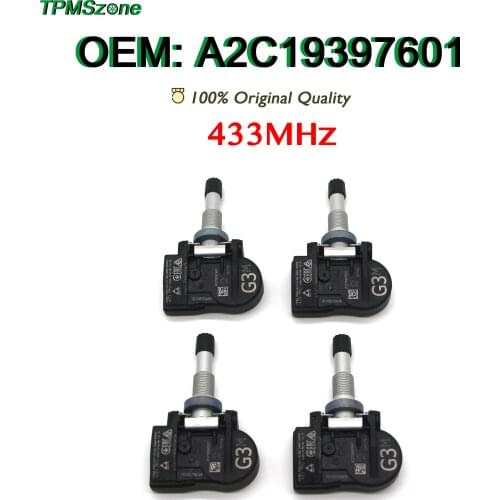 Car TPMS A2C19397601 G3M Tire Pressure Monitoring System 433MHz Tyre Air Monitor Sensor Car Accessories