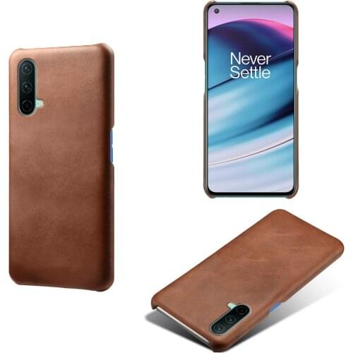For OnePlus Nord CE N200 5G Cover Luxury Slim Vegan Leather Phone Case Funda For One Plus 1+ Nord Core Edition 5G Capa Coque