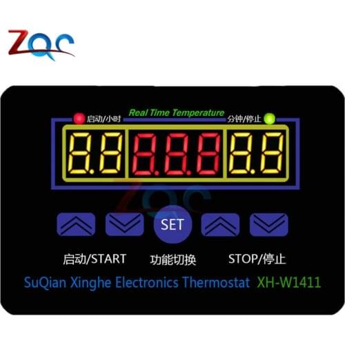 XH-W1411 W1411 DC 12V Digital LCD Temperaturregler Thermostat Kontrol Schalter Sensor -55~120 Degrees Celsius