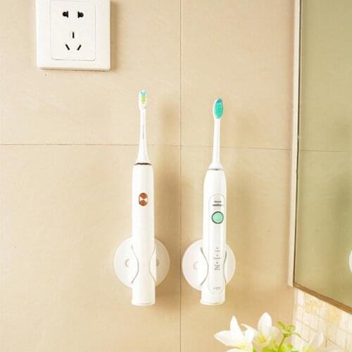 Electric Toothbrush Holder Wall-Mounted Bathroom Toothbrush Storage Holder Space Saving Bathroom Accessories