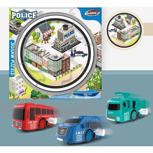 54DF 1Set/4PCS Toy Vehicle Playsets Winding Up Car Toy Mini Car Model Montessori Educational Toy Clockwork Toy for Kids 3