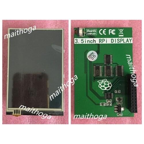IPS 3.5 inch 26P SPI HD TFT LCD Module (Touch/No Touch) XPT2046 IC 320*480 for RPi2 B/B+/A+ Board (Support Raspbian System)