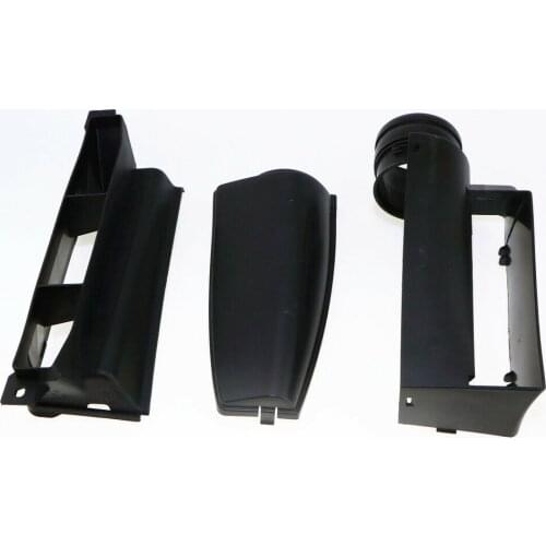 Qty 3 Air Intake Breathe Pipe Connector Flow Guide Plate Cover Bellows Assembly Kit for Audi A3 S3 VW Golf Passat B6 1K0805965J