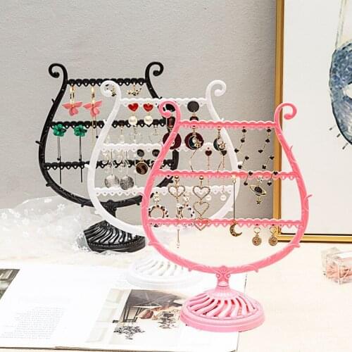 Creative Wine Cup Shape Earrings Bracelet Storage Shelf Jewelry Display Holder Ear Stud Stand Antler Tree jewelry Organizer