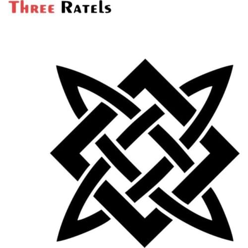 Three Ratels FD151 Cool Slavic Pattern Funny Car Sticker Vinyl Decal Auto Stickers For Bumper Window