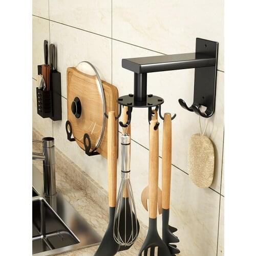 Perforation-free kitchen wall storage rack shelf