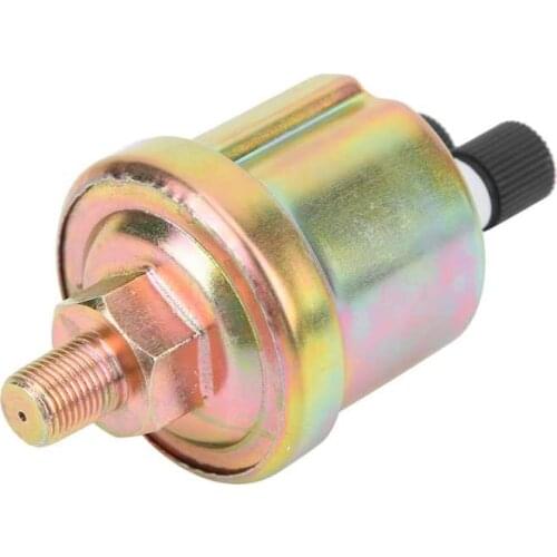 Oil Pressure Sensor 1/8NPT 0.08Mpa Alarm with Light 0-1.0Mpa Measuring Range Engine Gauge Oil Pressure Switch New