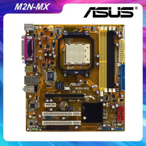 For ASUS M2N-MX DDR2 AM2 Original Used motherboard NVIDIA NF6100-430 USB 2.0 PCI-E Desktop ATX Motherboards