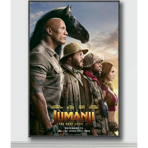 NJ108 Jumanji The Next Level Movie 2 Silk Posters and Prints wall art Art Poster Home Decor