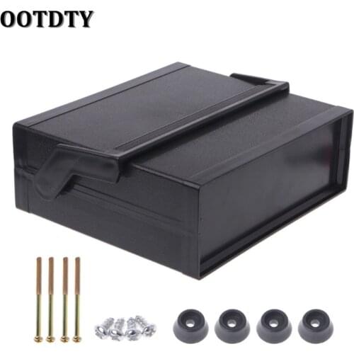 OOTDTY Waterproof Plastic Electronic Enclosure Project Box Black 200x175x70mm