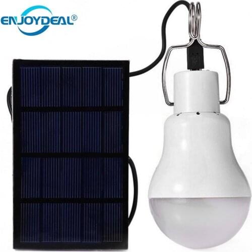 Portable solar bulb lamp 15W 110LM Solar Energy Charge LED Light Bulb Energy Saving Emergency Lamp For Outdoor Camping Tent Fish