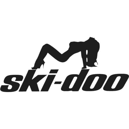 Personality Ski Doo Quad Plow Snow Movie Trailer Automobile Styling Anti-UV Decals Decoration Vinyl Scratches Waterproof PVC