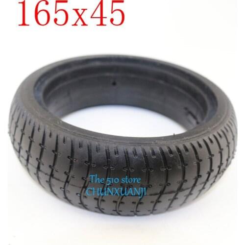 High performance 165x45 tyre Solid Tire tyre fit Hoverboard Self Balancing Electric Scooter has grooves good quality