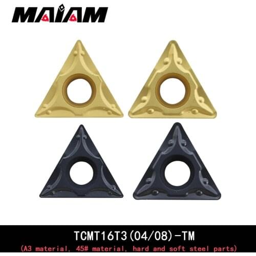 High quality TCMT triangular insert TCMT16T3 TCMT16T304 TCMT16T308 TM insert Carbide metal insert for hard and soft steel parts