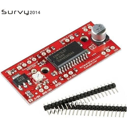 1pcs Easy Driver Shield stepping Stepper Motor Driver V44 A3967 microstepping driver diy electronics