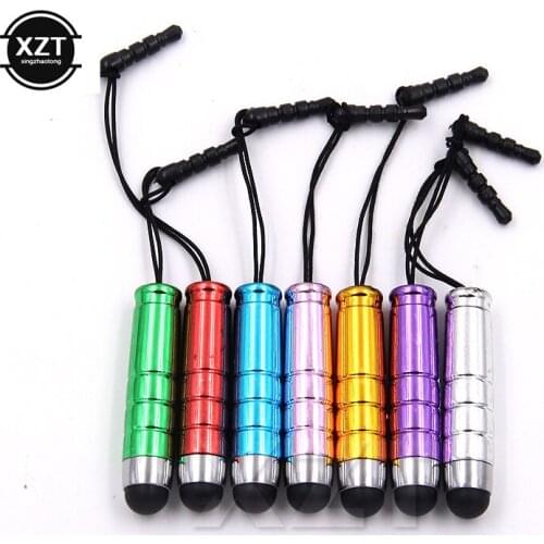 10pcs/lot Mini Fine Point Stylus Capacitive Touch Microfiber Stylus Pen For ipad for iphone
