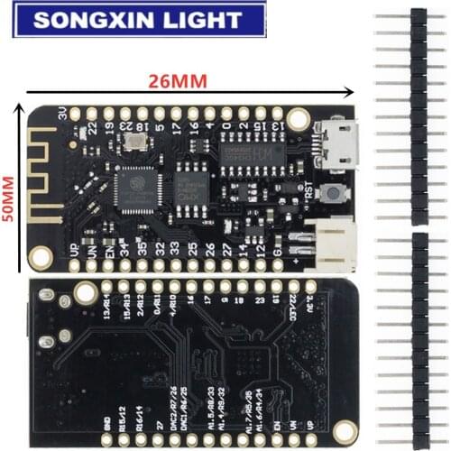 10PCS Wifi Bluetooth Development Board Antenna ESP32 ESP-32 REV1 CH340 CH340G MicroPython Micro USB Lithium Battery Interface