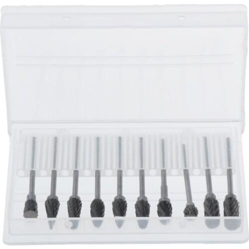 10x Salon Sturdy Nail Art Drill Bit Manicure DIY Filing Sanding Buffing Bits