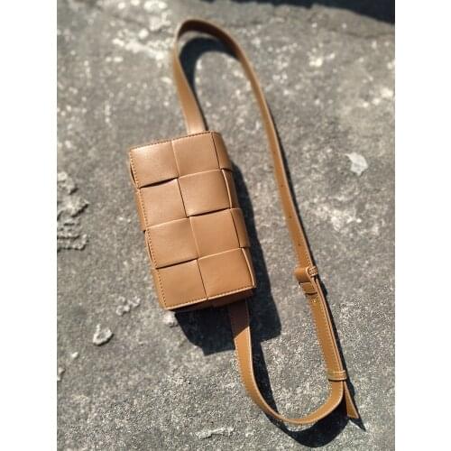 2021 New Small Handbag Cowhide Genuine Leather For Shoulder Designer Waist Crossbody Bag Womens Belt Chest Mini Cassette