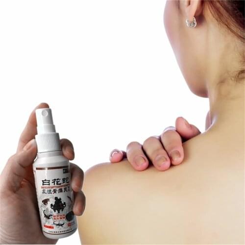 Factory Price Snake Venom Relieve Pain Essential Oil Cold Compress Treatment Rheumatism Arthritis Headache Herbal Spray 80ml