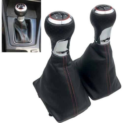 For Audi A4 (2001-2008) B6 (2001-2005) A6 C5 (2001) / Seat Exeo (2011) Leon(2000) Gear Shift Knob Lever Shiter Gaiter Boot Cover