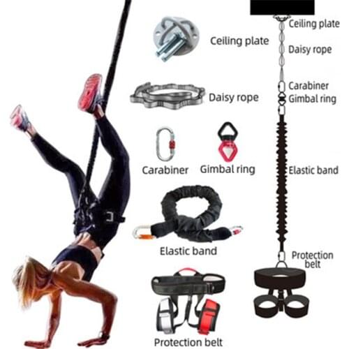 Yoga Exercise Vitality Belt Air Suspension Yoga Elastic Training Magic Rope Yoga Suit Combination Safety Belt