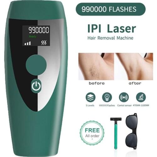 Electric IPL Laser Epilator for Women Hair Removal Machine Permanent Photoepilator Painless Epilator 990000 Flashes Quita Pelos