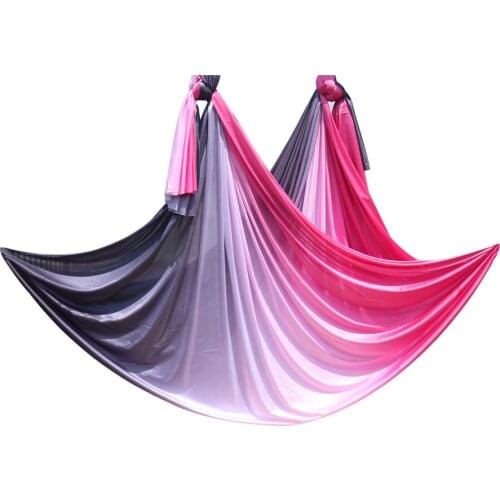 13 Kinds of Colors Aerial Yoga Hammock Fitness High Quality 15.6Meters/17Yards 100% Nylon Yoga Fabric By Dance Yoga exercise