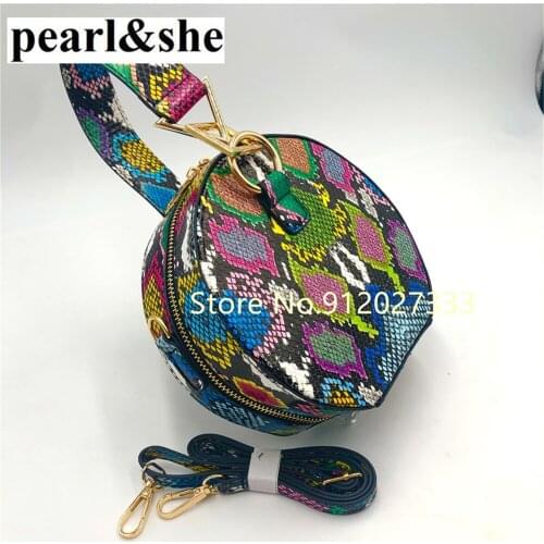 Round Circular Handbags Luxury Handbag 2021 INS Ms Hot Snake Multi Colors Unique Female Ladies All Match Bags Women