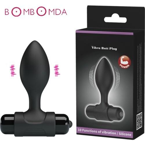 Vibrating Prostate Massager Sex Toys For Men Masturbation Anal Plug 10 Speeds Stimulation Patterns Butt Anus Silicone Sex Toys