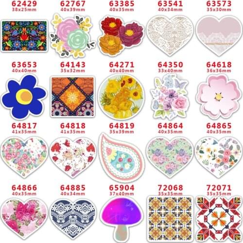 2020 new arrival 30pcs/lot free shping Flowers flat planar resins for hair bow characters PR62429