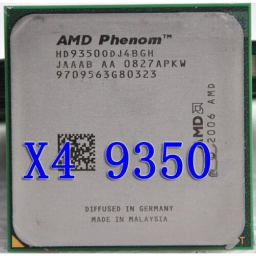 AMD Phenom X4 9350 x4 9350 CPU Processor Quad-CORE 2.0Ghz/ 2M /65W / 2000GHz Socket am2+ 9350