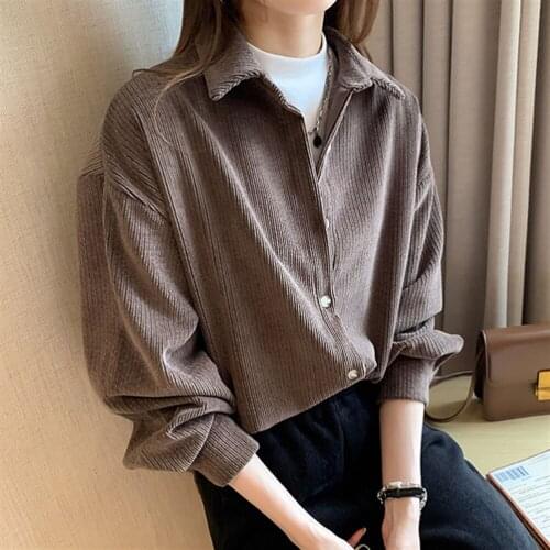 Женские вельветовые рубашки Rosetic China At AliExpress
