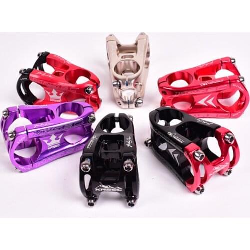 Q755 Black Red Racing Cycle 31.8*50mm Aluminium Alloy Bicycle Stem Downhill CNC Machined Bike Stem MTB Mountain Road Handlebar