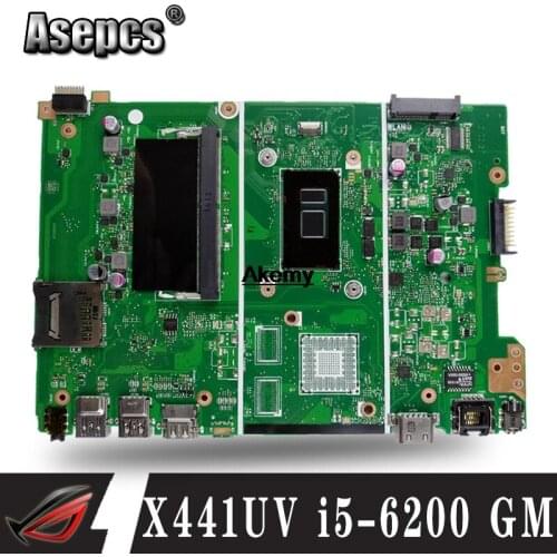 X441UV X441UAmotherboard For Asus X441U X441UV X441UAK F441U A441U laptop motherboard notebook Test i5-6200 GM