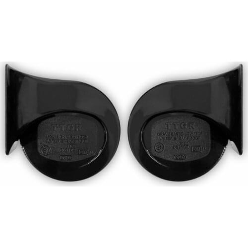 1pcs Automobile high and low edge sealing horn 12V automobile motorcycle high and low double-tone snail horn