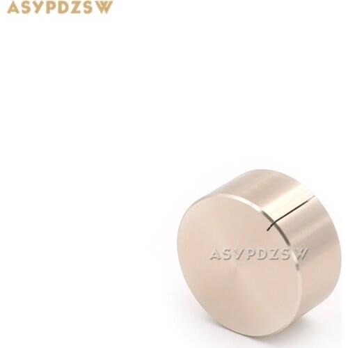 1 PCS HIFI Champagne golden 32*15 Full aluminum amplifier solid Volume potentiometer knob