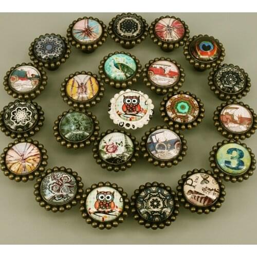 1x Antique Style Furniture Cabinet Drawer Handle Vintage Cupboard Kitchen Wardrobe Dresser Door Pull Knob Handle