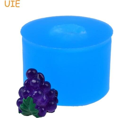 SYL111U 16mm 3D Grape Silicone Push Mold - Fruit Mold Cake Decoration Sugarcraft, Fondant, Resin Clay, Gum Paste, Jewelry, Resin