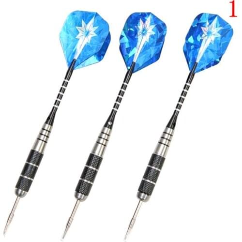 3pcs/Set Professional Tungsten Steel Needle Tip Darts With Darts Sports Steel Tip Dart Darts Shafts Flights 22g L4Y4