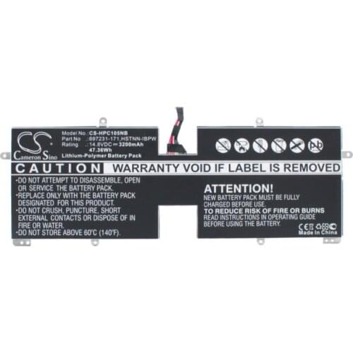 Cameron Sino 3200mAh battery for HP Spectre XT TouchSmart 15-4000eg TPN-C105 697231-171 HSTNN-IBPW PW04XL