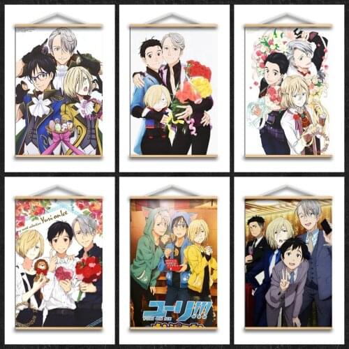 Anime Posters Yuri on Ice Victor Nikiforov Canvas Painting Wall Art Decoration Painting Home Decor Anime Picture Room Decor