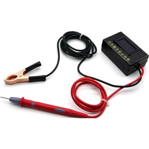 Car Battery Car Test Pen Circuit Battery Test Pen Digital Display Electroscope Test Light Detection 3v12v24v100v