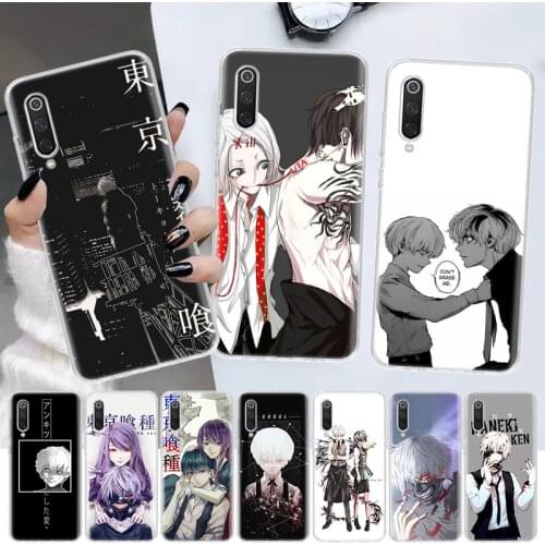 Anime Tokyo Ghoul Japan Soft Cover Phone Case For Xiaomi Note 10 Mi 11 9 8 CC9 9T 10T A1 A2 A3 F1 F2 X3 NFC Pro Lite 5X 6X Coque