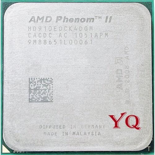 AMD Phenom II X4 910e 2.6 GHz Quad-Core CPU Processor HD910EOCK4DGM Socket AM3