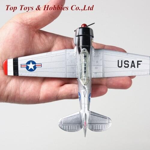 1/72 Anti-rust alloy simulation Finished World War II aircraft model fighter T6 gifts gifts LT-6G Texan T-6