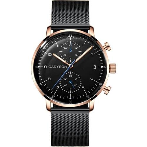 2021 Mens Watches Relogio Masculino Glass Vacuum Electroplating Movable Buckle Alloy Mesh Belt Quartz Watch Часы Мужские Reloj