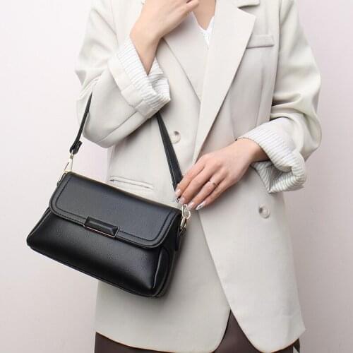 RanHuang New 2021 Womens Fashion Handbags High Quality Leather Elegant Shoulder Bags Girls Casual Messenger Bags Crossbody Bags