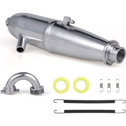 RC Car Exhaust Pipe Exhaust Joint Tubing for HSP HPI Redcat 1/8 Nitro RC Car BQ004 SH GO 21/28 Engine